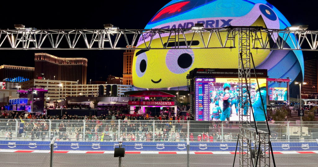 Esfera de Las Vegas maior tela de LED do mundo